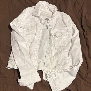Kut from the Kloth White Denim Jacket